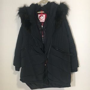 Canadian Weather Gear Black Puffer jacket- 1X/US16-18